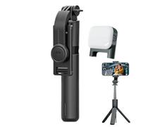 Extendable Phone Tripod | Wireless Travel Portable Retractable Live Photo Plan Small Tripod, Phone Holder 360 Degree Rotating Selfie Stick for Photography