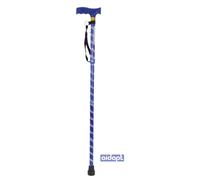 Aidapt Extendable Plastic Handled Walking Stick with Engraved Pattern