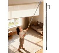 Extendable Pole Hook for Reaching and Pulling Down Tarps, Docking, and Fire Safety Rescue with Telescoping Extension