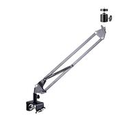 Extendable Projector Projection Single Section Cantilever Bracket Universal Desktop Projection General 6mm Punching Free Bracket Suitable for Home Office Projector Wall Mount(A)