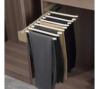 Extendable Pull Out Pants HangersSpace SavingTrouserfor Closet Adjustable Jeans Storage Rack Maximize Closet Space Clothes Hanger.