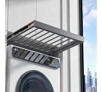 Extendable Pull-Out Trouser Rack for Closet & Washing Machine Multi-Functional Hidden Clothes Organizer Space-Saving Trousers Storage Solution for Dryer Cabinet