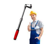 Extendable Ratchet - Adjustable Telescoping 1/4, 3/8, 1/2 Inch Heads | Two Way High Repair Tool for Mechanics, Garage Tasks, Auto Fixing