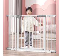 Extendable Safety Gate,Extra Wide Mounted Security Gates,Auto Close Pet Safety Gate,Baby Safety Stair Gate,Pressure Fit,for Stairs,Doorways (139-146cm/54.7-57.5in)