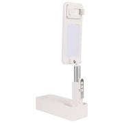 Extendable Selfie Stand, 360 Degree Rotation with Phone Holder, 3 Color Temperatures, Rechargeable Wireless Foldable 5 Brightness LED Light for Live Streaming Video Makeup