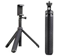 Extendable Selfie Stick/Handgrip/Monopod/Tripod for GoPro Hero 13 12 11 10 9 8 7 6 5 4 3 2 Session 2018, ACASO, EK5000 EK7000/SJCAM SJ4000 SJ500 Action Cameras, Cell Phones, Compact Digital Cameras