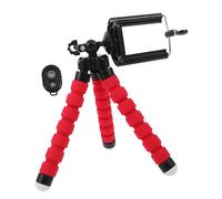 Extendable Selfie Stick Tripod for Phone and Camera Red