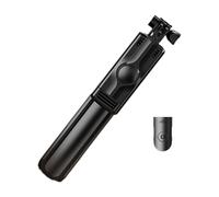 Extendable Selfie Stick Tripod - Remote Phone Stand, Travel Camera Mount | bluetoth Enabled Phone Video Recording Tool, Foldable Lightweight Content Creation Kit with Wireless Remote Controller