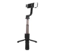 Extendable Selfie Stick Tripod with Wireless Remote, Black Aluminium | Adjustable 15.2 to 66cm Height, 10m Remote Range, Travel and Hiking Use, Group Photos