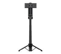 : Extendable Selfie Tripod, Travel Phone Stand, 18x3 Inches Stick with Adjustable Build, Tripod Mount, Phone Accessory with Anti-Slip Design, Camera Gear for Gym and Outdoor Use