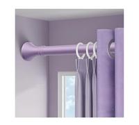 Extendable Shower Curtain Pole 1m 1.5m 2.5m 3.5m 4m 5m, Adjustable Rust Free No Drill Spring Net Tension Rod Shower Curtain Pole Rail for Bathroom Window(Purple,0.7-1.2m/28"-47")