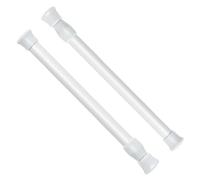 Extendable Shower Curtain Pole 95-275cm No Drilling Shower Curtain Rail for Bathroom Window Closet Kitchen Wardrobe Rostfrei & Rutschfest(0.4m)