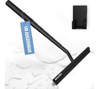 Extendable Shower Squeegee for Glass Doors, Shower Cubicle Squeegee Shower Wiper Window Cleaner Squeegee Shower Silicone, Squeegee Shower with 23.5-97 cm Telescopic Rod