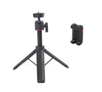 Extendable Small Aluminium Camera Tripod with Ball Head and Mobile Phone Clip Holder for Travel with DSLR Cameras