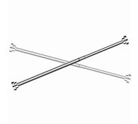 Extendable Telescopic Curtain Rod Stainless Steel Shower Curtains Rail for Bathroom Shower Wardrobe Doorway (55-85cm)