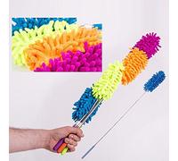 EXTENDABLE TELESCOPIC MAGIC MICROFIBRE CLEANING FEATHER DUSTER EXTENDING BRUSH