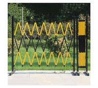 Extendable Traffic Barrier, Industrial Parking ty Gate, Portable Driveway Fence, Easy Assembly Red & White 1.2x2.5m - Ideal for Road Safety and Access Control