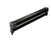 Extendable Trouser Rack 26cmx12cm Pull-out Trousers Rack Aluminum Alloy Pull Out Hangers Rail Pants Hanger Silent Buffer Extendable Wardrobe Rail Tube Anti-slip Stripes Multi-functional Closet Rod