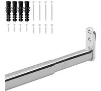 extendable wardrobe tube, 40 - 60 cm, telescopic rod, sturdy niche rod, clothes rail