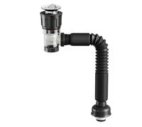 Extendable Waste Pipe - Durabl Plumbing Hose, Odour Resistant Bathroom Sink Drain Outlet Leakproof | Versatile Basin Fitting Connector, Universal Sewer Connection Tube for Restroom Bathroom Sink