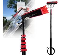 Extendable Water Fed Pole Kit for Window Cleaning brush for Solar Panel & Photovoltaic Cleaning 12ft/3.6m Long Reach Window Cleaner