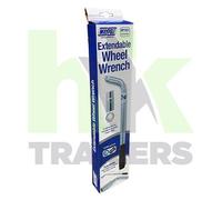 Extendable Wheel Brace Car Caravan Trailer Heavy Duty Nut Wrench Sockets 17/19mm