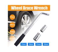 Extendable Wheel Brace Wrench Car Van Socket Tyre Nut 17 19 21 23 mm