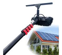 Extendable window cleaning kit telescopic brush,Window Cleaning Pole,Window Cleaning Kit with Squeegee,Water Fed Telescopic Brush 3.6m-12m Photovoltaic Panel Cleaning Too
