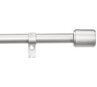 Extendable Window Curtain Pole with Cap Finials, 19 mm Diameter
