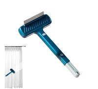 Extendable Window Screen Cleaner, Handle Mesh Washing Tool, 43cm for Home Kitchen Bathroom Patio Office School Hotel Restaurant Use Screen Door Cleaner with Squeegee Dust Removal Kit