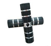 Extended Aluminum Alloy Bike Foot Pegs Solid Hollow Rear Wheel St&s Compatible, With Rocket Pegs 70mm 100mm MTB Cycling Accessories Multi-Color(70mm-Black)