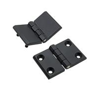 Extended and Widened Square Hinge Equipment Electrical Box Cabinet Door Accessories 1Pcs(Black Stud Small)