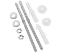 Extended Basin Bolts for Wash Basin Fixing, Silver 10x180