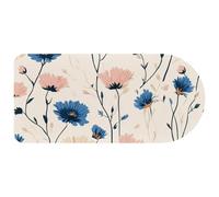 Extended Big Mouse Pad, Cute Cornflowers Field Flowers Large Gaming Mouse Pad for Desk, Rubber Base Computer Mousepad for Home Office Gaming, 29.1’’ x13.8’’