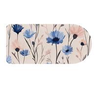 Extended Big Mouse Pad, Cute Natural Cornflowers Field Flowers Large Gaming Mouse Pad for Desk, Rubber Base Computer Mousepad for Home Office Gaming, 29.1’’ x13.8’’