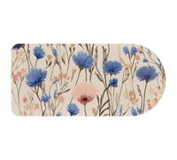 Extended Big Mouse Pad, Cute Spring Cornflowers Field Flowers Large Gaming Mouse Pad for Desk, Rubber Base Computer Mousepad for Home Office Gaming, 29.1’’ x13.8’’