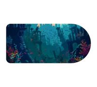 Extended Big Mouse Pad, Deer Colorful Animal Silhouette Large Gaming Mouse Pad for Desk, Rubber Base Computer Mousepad for Home Office Gaming, 29.1’’ x13.8’’