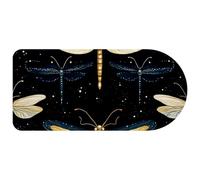 Extended Big Mouse Pad, Dragonflies Seamless Pattern Large Gaming Mouse Pad for Desk, Rubber Base Computer Mousepad for Home Office Gaming, 29.1’’ x13.8’’
