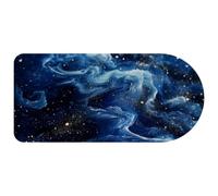 Extended Big Mouse Pad, Glitter Galaxy Stars Nebula Large Gaming Mouse Pad for Desk, Rubber Base Computer Mousepad for Home Office Gaming, 29.1’’ x13.8’’