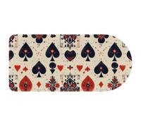 Extended Big Mouse Pad, Poker Vintage Pattern Large Gaming Mouse Pad for Desk, Rubber Base Computer Mousepad for Home Office Gaming, 29.1’’ x13.8’’