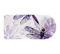 Extended Big Mouse Pad, Purple Dragonflies Seamless Large Gaming Mouse Pad for Desk, Rubber Base Computer Mousepad for Home Office Gaming, 29.1’’ x13.8’’