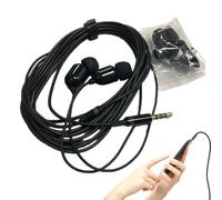 Extended Cable - Wired Audio Solution, Three Meter Listening Range, Built In Controller, Voice Pickup Clarity, Resistant Monitoring Headset For Phone Computer Workstations