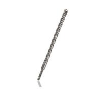 Extended Cross Electric Hammer Drill 110-500mm Through Wall Reinforced Concrete Hard Alloy Four Blade Impact Drill Bit,Hole Diameter:7mm,Overall Length: 400mm