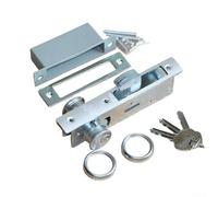 Extended Door Lock,Tongue Double Open Safety Storefront Mortice Hook Door Lock,Mortice Hook Door Lock with Triple Key Access