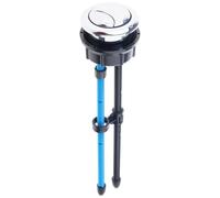 Extended Double Button Toilet Tanks Part Easy Installation Long Design Toilet Flushing ABS for Efficient & Quiet Flushing Extended Toilet Tanks Parts