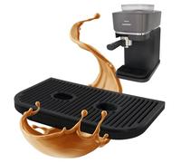 Extended Drip Rack with Collection Tray Fits Philips Baristina Espresso Machine - Enlarged Storage Area, More Height for Glasses up to 110mm, Dishwasher Safe, Black