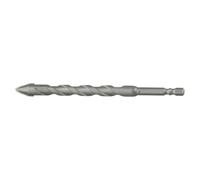 Extended Eccentric Bits Bit Set 6mm/8mm/10mm/12mm Alloy Steel Tile Drill with Drill Tilted Head Double U-Flute - Shank Tile Glass Wood Foam Brick for 0. 25 Hex Ceramic(6mm)