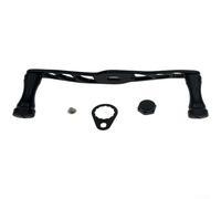 Extended Fishing Reel Handle for Baitcasting and Drum Reels, 105 mm Aluminum Crank Knob, Fits 8x5 mm Shaft (black)