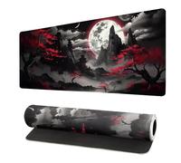 Extended Gaming Mouse Pad, Large Desk Mat XL Anime Mouse Pad Waterproof with Stitched Edges, Non-Slip Desktop Pad for Home and Office, Level Up Your 31.5x11.8 Inch (Night canyon2)