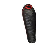 Extended Goose Down Sleeping Bag For - Fits 1.8M+ Height, Warm For Outdoor Camping(Black 1KG)